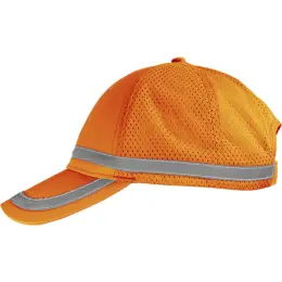 Barron Safety Cap With Mesh Orange side